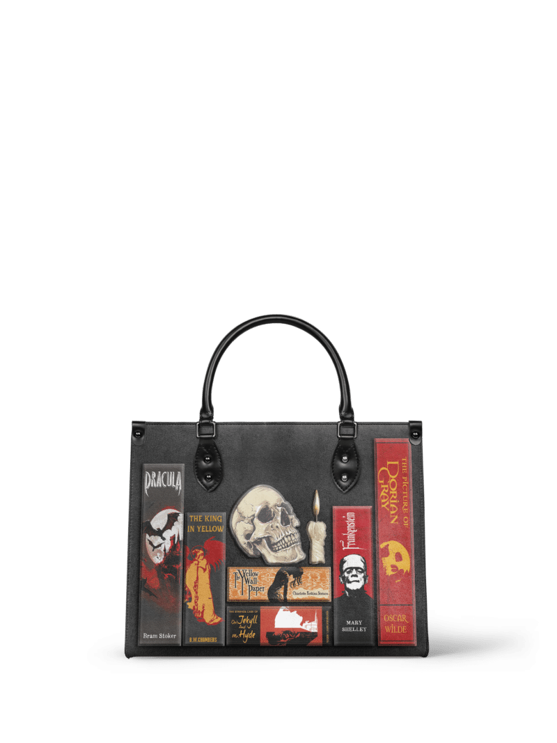 The-Codex-of-Gothic-Tales-Deadlight-Black_mk_1_9c659b9d-5efa-4a37-9093-c4a6f67a8036.png The Codex of Gothic Tales Deadlight Black Leather Handbag, Red Interior