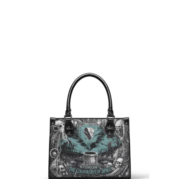The Colour Out Of Space Small Leather Handbag, Black Interior