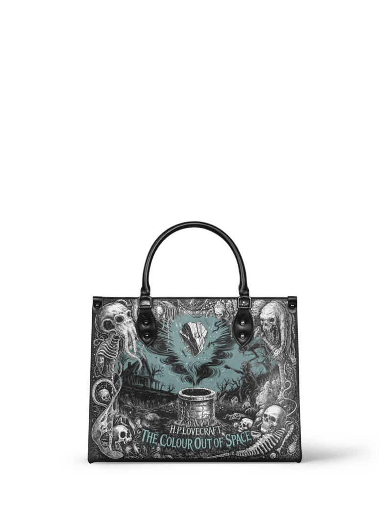 The-Colour-Out-Of-Space_mk1_1dba8dc9-ffe2-4a74-b5ef-8ce7763168af.png The Colour Out Of Space Leather Handbag, Black Interior