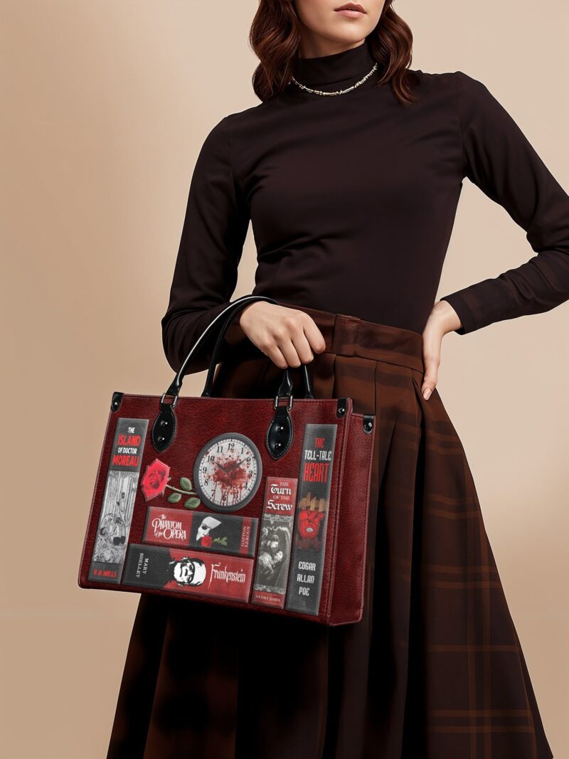 The-Crimson-Codex-inuse-1_8250e5f2-e2fa-4c55-914e-e82c4dc02481.jpg The Crimson Codex Leather Handbag, Red Interior
