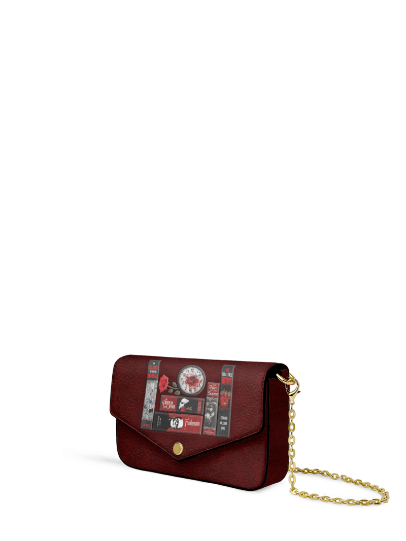 The-Crimson-Codex_2.png The Crimson Codex Envelope Chain Crossbody Bag