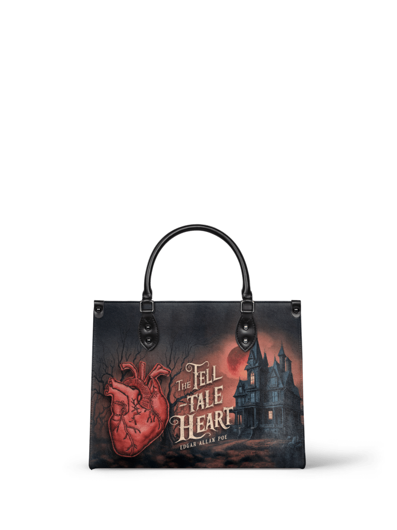 The-Tell-Tale-Heart_mk1_43f5b29e-895f-4429-b540-1f395c7e1a8f.png The Tell-Tale Heart Leather Handbag, Red Interior