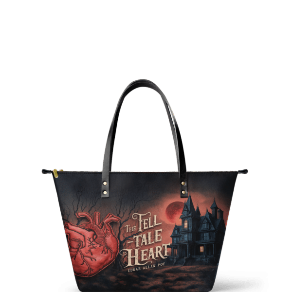 The Tell-Tale Heart Leather Tote Bag