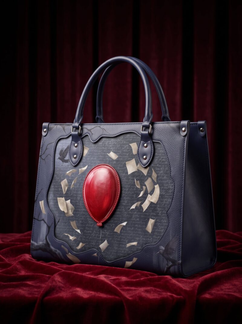 TheRedBalloon-mk2.jpg The Red Balloon Applique Leather Handbag