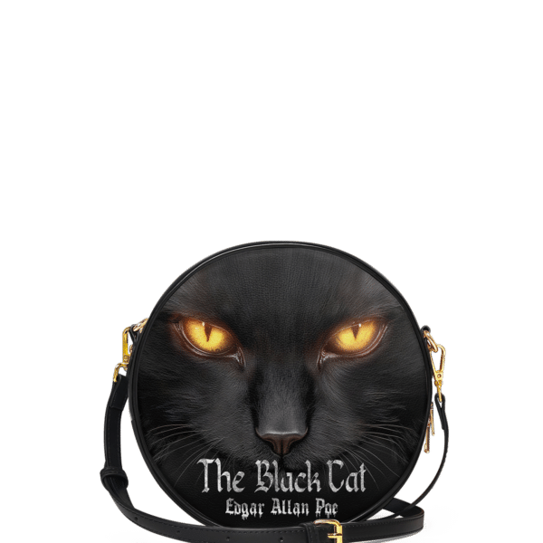 The Black Cat Circle Crossbody Bag
