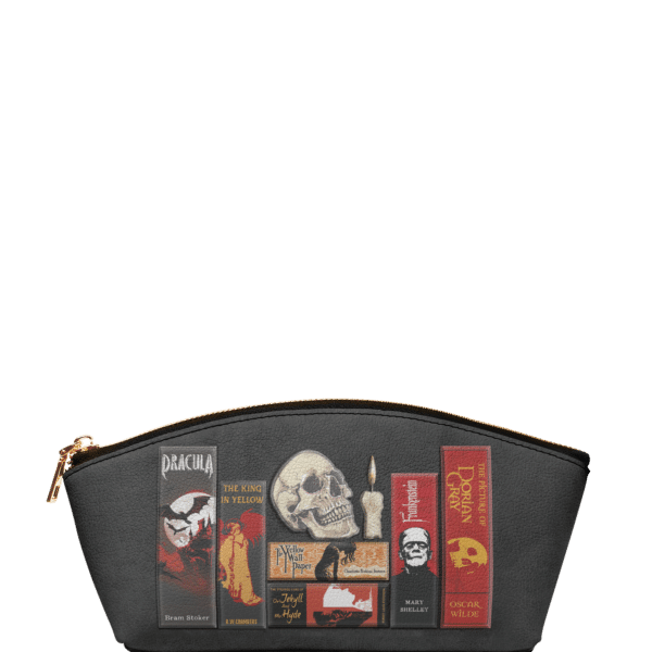 The Codex of Gothic Tales Deadlight Black Eclipse Makeup Bag