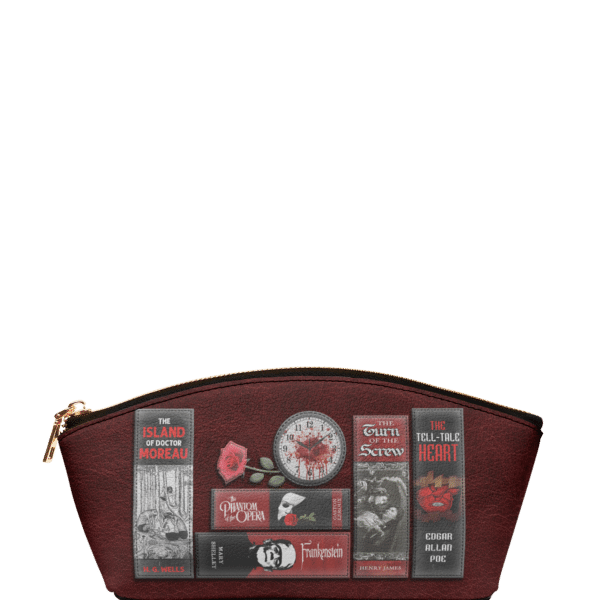 The Crimson Codex Eclipse Makeup Bag