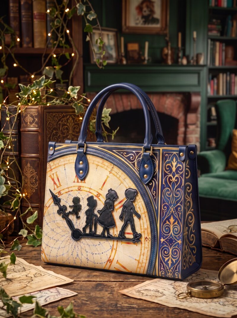 peter-pan-mk2_31c125d5-a57c-4f01-95ea-3f6e2ff29d36.jpg Going To Neverland Applique Leather Handbag