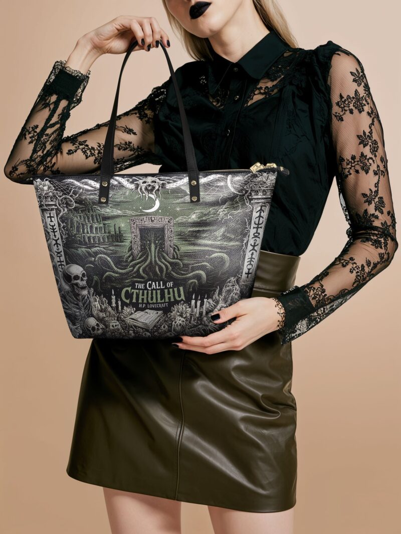 the-call-of-cthulhu-inuse-1_963bf2ed-3d17-4f60-8112-312c4d9bbe24.jpg The Call Of Cthulhu Leather Tote Bag