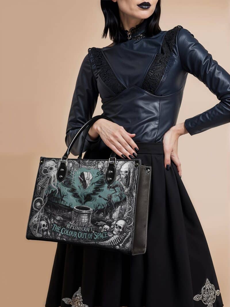 the-colour-out-of-space-inuse-1.jpg The Colour Out Of Space Leather Handbag, Black Interior