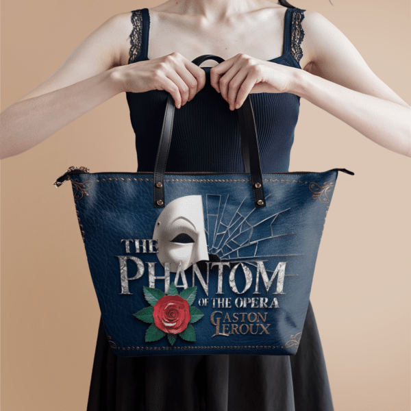 The Phantom Of The Opera Leather Tote Bag