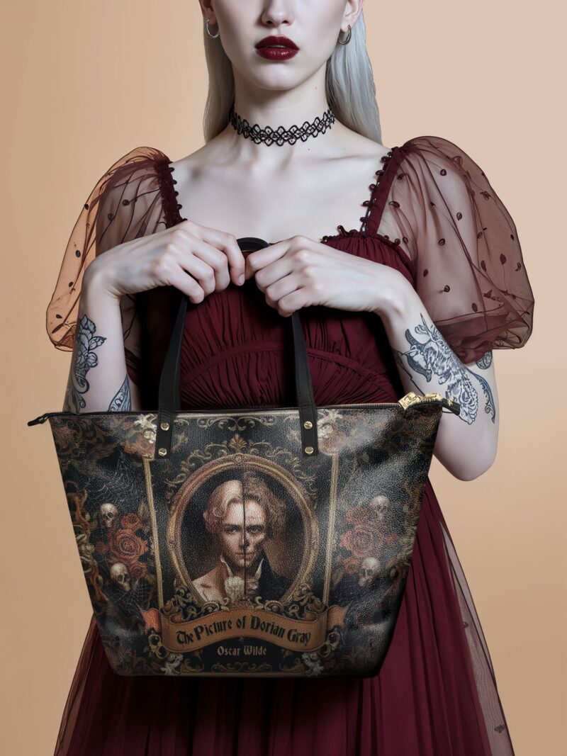 the-picture-of-dorian-gray-inuse-1_34b32ae2-6454-443d-9c90-02636f08550d.jpg The Picture Of Dorian Gray Leather Tote Bag
