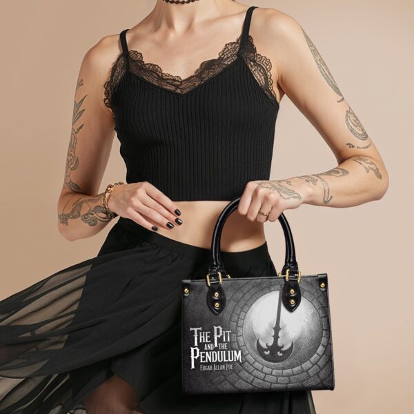 The Pit And The Pendulum Small Leather Handbag
