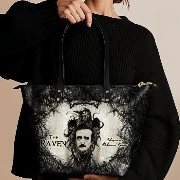 The Raven Leather Tote Bag