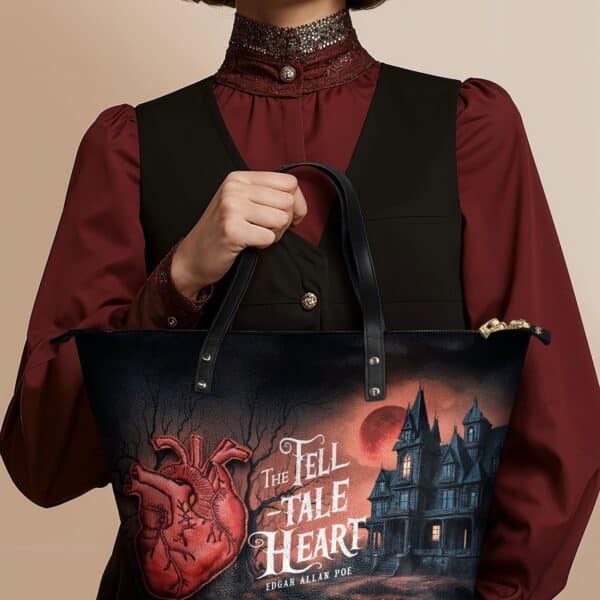 The Tell-Tale Heart Leather Tote Bag