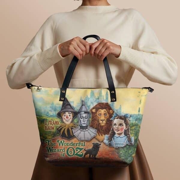 Emerald City Dream Leather Tote Bag