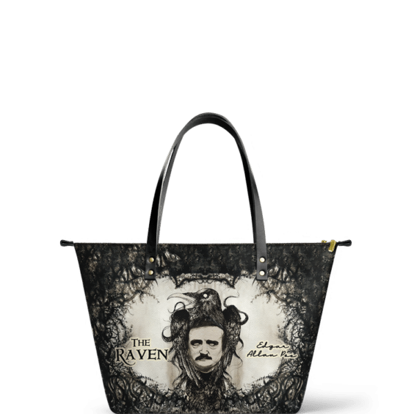The Raven Leather Tote Bag