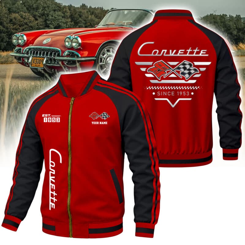 2-192.jpg Corvette Bomber Jackets Corvette C1 Bomber Jacket