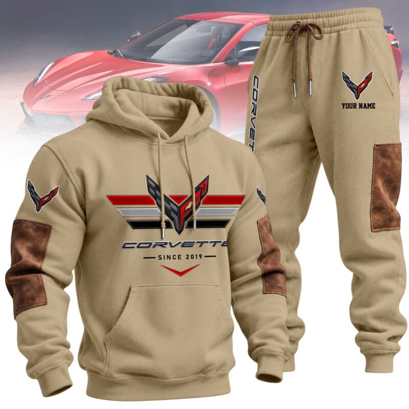 2-5.jpg Corvette Hoodie Sets Corvette C8 Hoodie and Pants Set