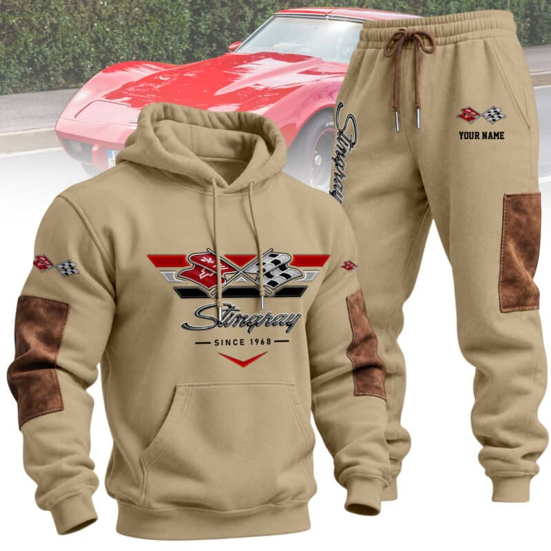 7-2.jpg Corvette Hoodie Sets Corvette C3 Hoodie and Pants Set