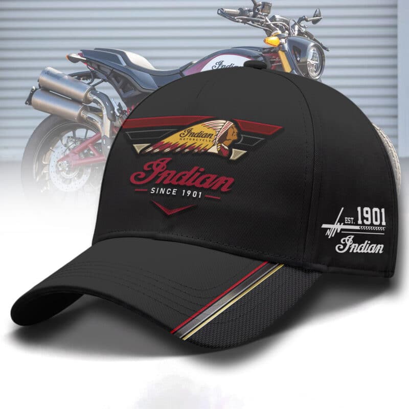 8-22-1.jpg Cars INDIAN All Over Printed Cap - Black