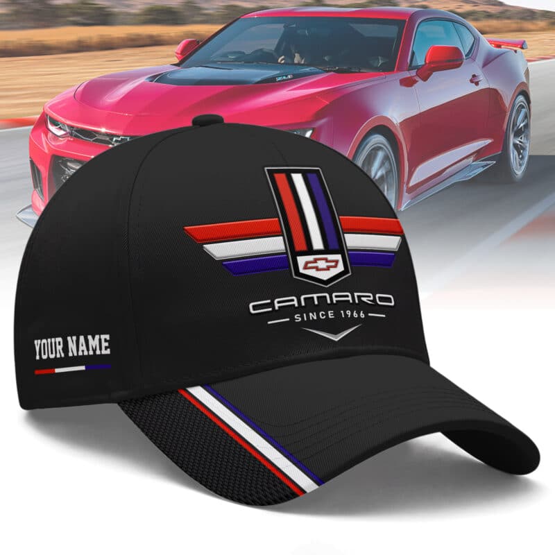 8-47.jpg Cars CAMARO All Over Printed Cap - Black
