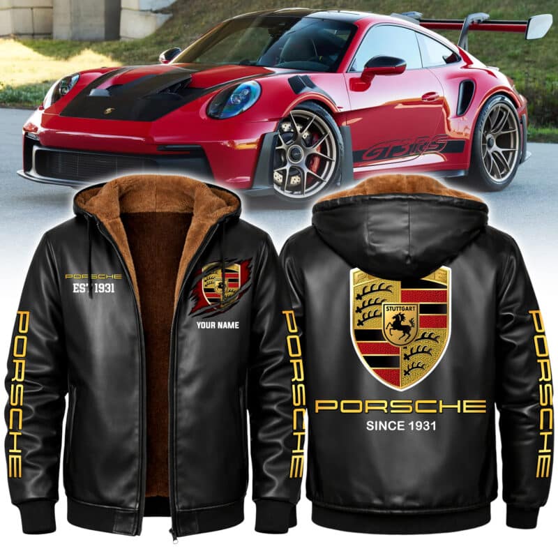 H1010-4-1.jpg Cars PORSCH Fleece Leather Jacket