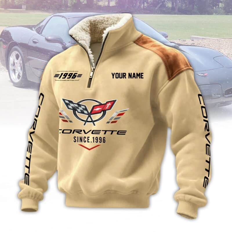 corvette2-36.jpg Corvette Fleece Pullovers Corvette C5 Half Zip Fleece Pullover